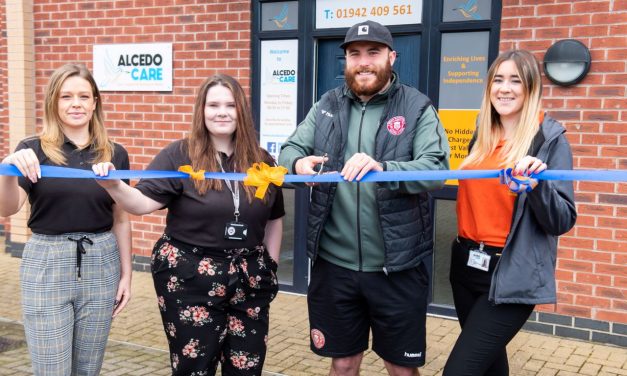 Wigan Warrior Jake Bibby welcomes Alcedo Care to Wigan