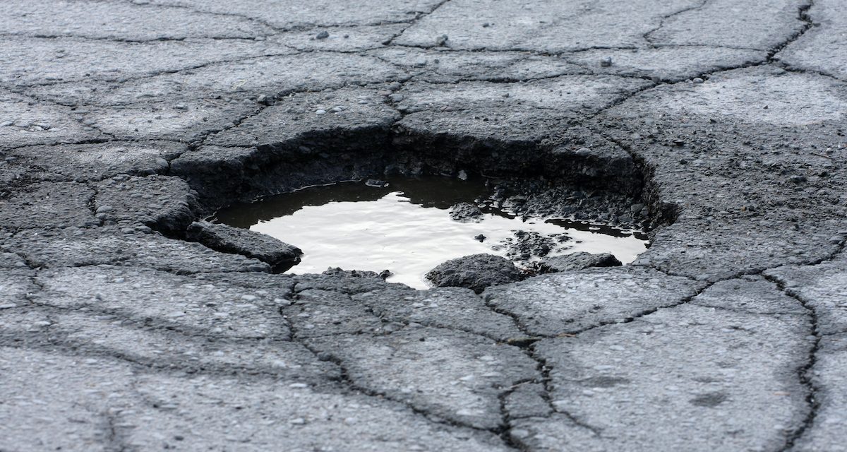 North West tops worst road surfaces in England says new report