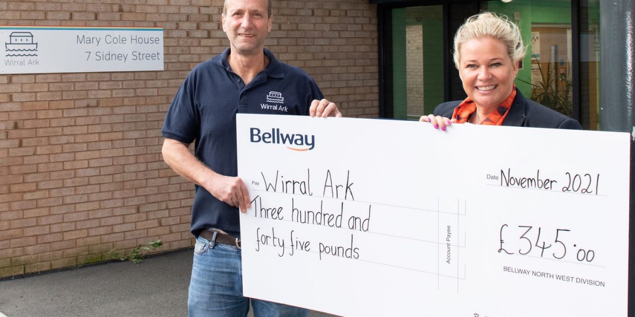 Bellway helps homeless with Wirral Ark