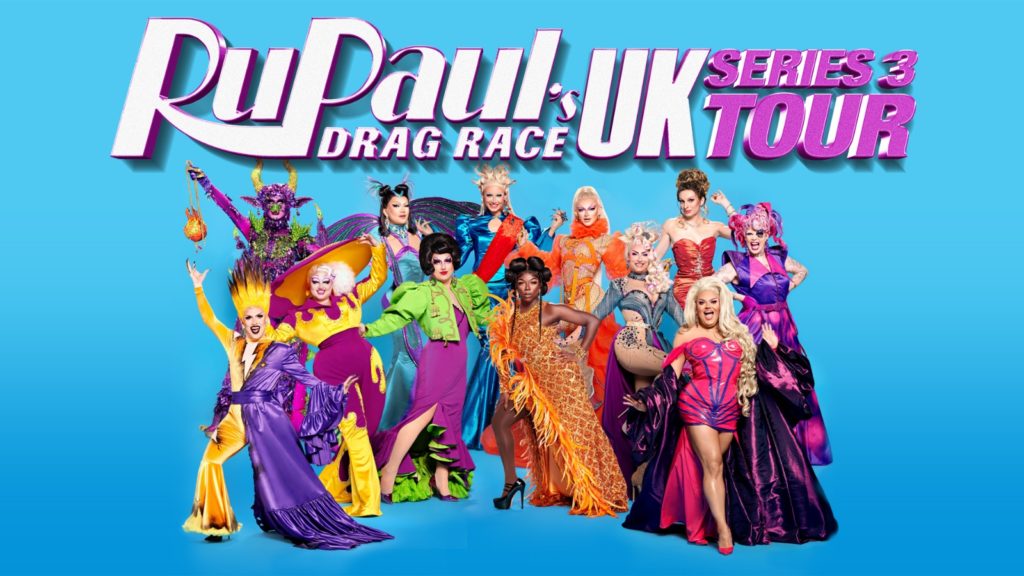 MONDAY ANOUNCEMENT: RUPAUL’s DRAG RACE UK THE SERIES 3 TOUR IS COMING TO STOCKTON