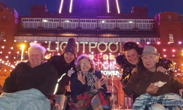 CAREHOME RESIDENTS ENJOY FIRST POST-LOCKDOWN VISIT TO SEE BLACKPOOL ILLUMINATIONS