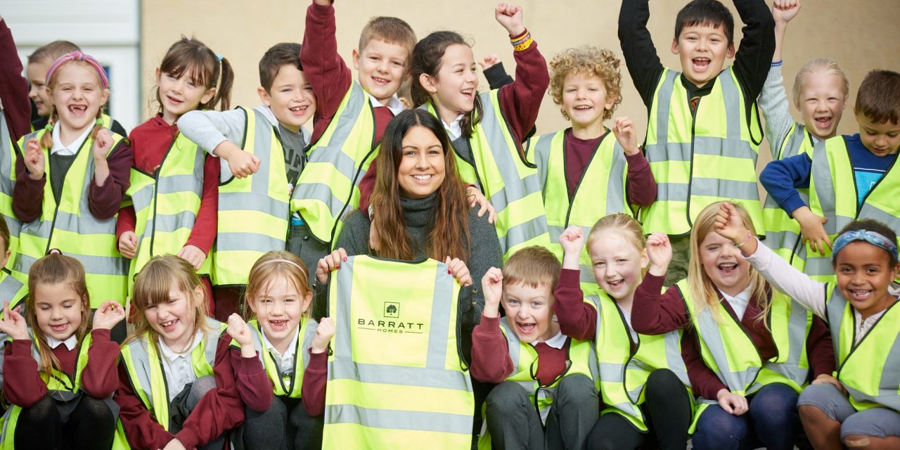 Derbyshire homebuilder helps pupils look on the bright side with darker nights ahead