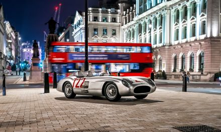 Farewell to a legend: The Last Blast short film follows the unparalleled drive of the famous Mercedes-Benz 300 SLR 722 in a London tribute to Sir Stirling Moss