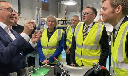 Minister for Industry’s flying visit to Made Smarter aerospace manufacturer