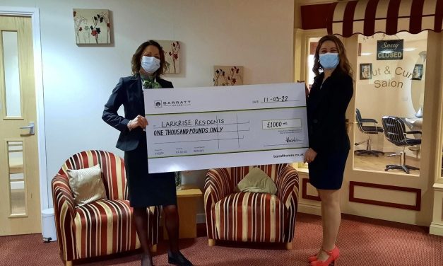 Oxfordshire care centre receives £1,000 donation from leading developer