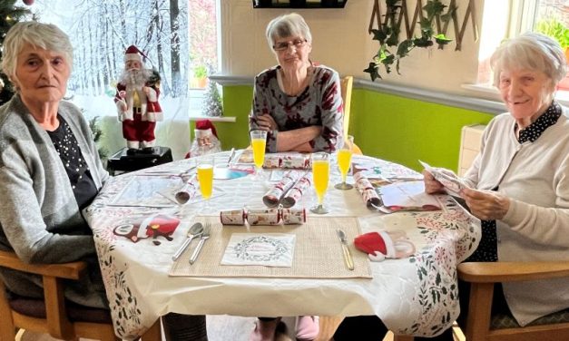 Christmas comes early to a Bolton care home