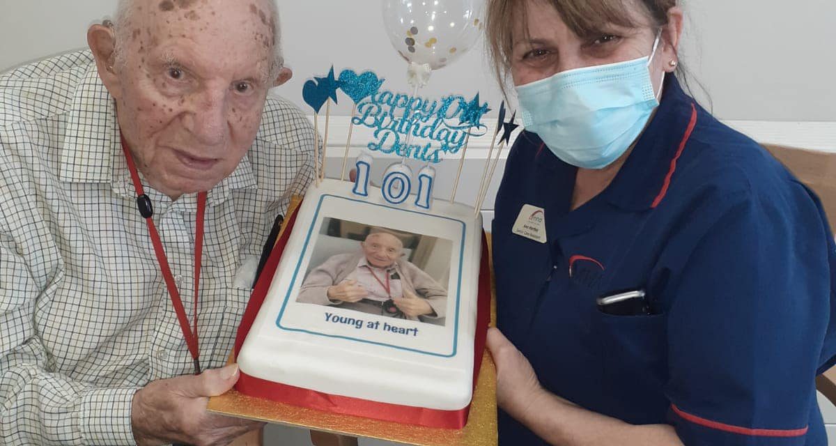 Birthday celebrations at Altrincham based care home as resident turns 101