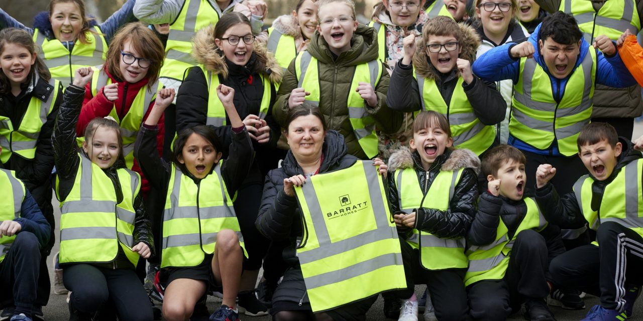 Greater Manchester homebuilder helps pupils look on the bright side during school trips