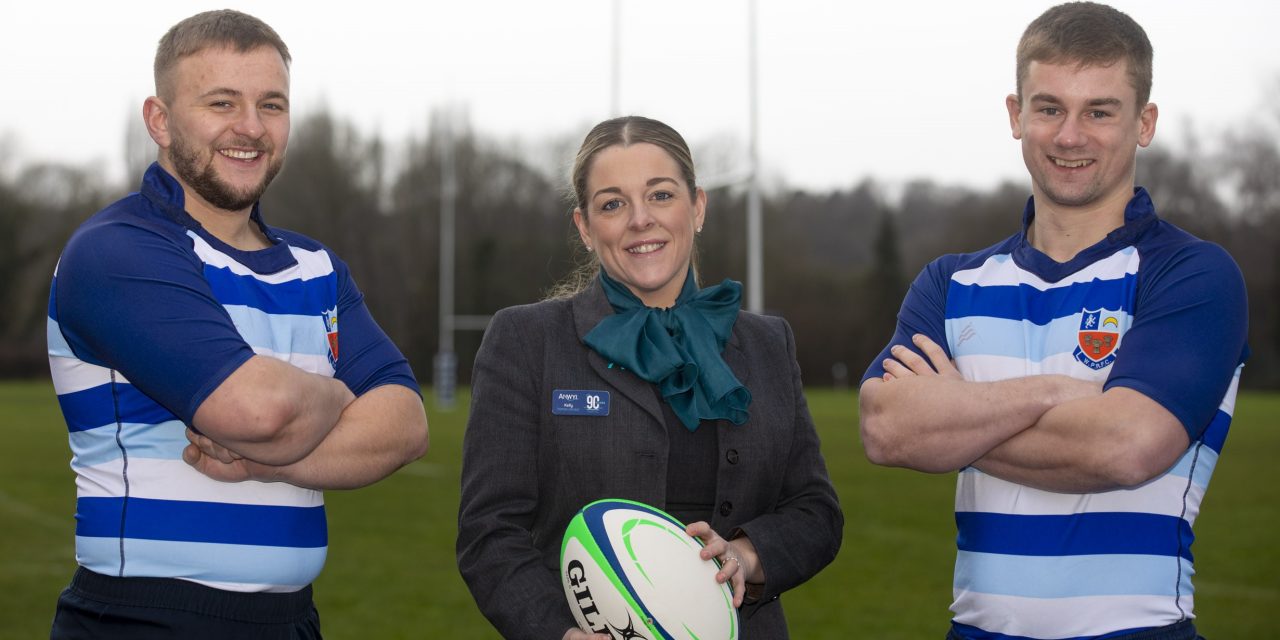 RUGBY CLUB SCORES HOME TOWN SUPPORT FROM ANWYL