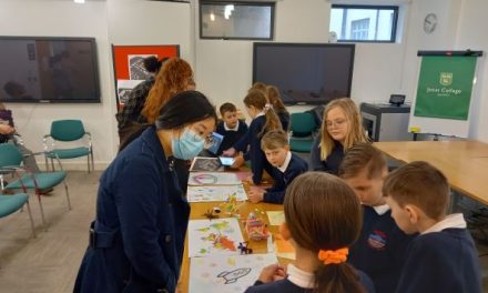 Primary school pupils inspired as they present their work at University of Oxford