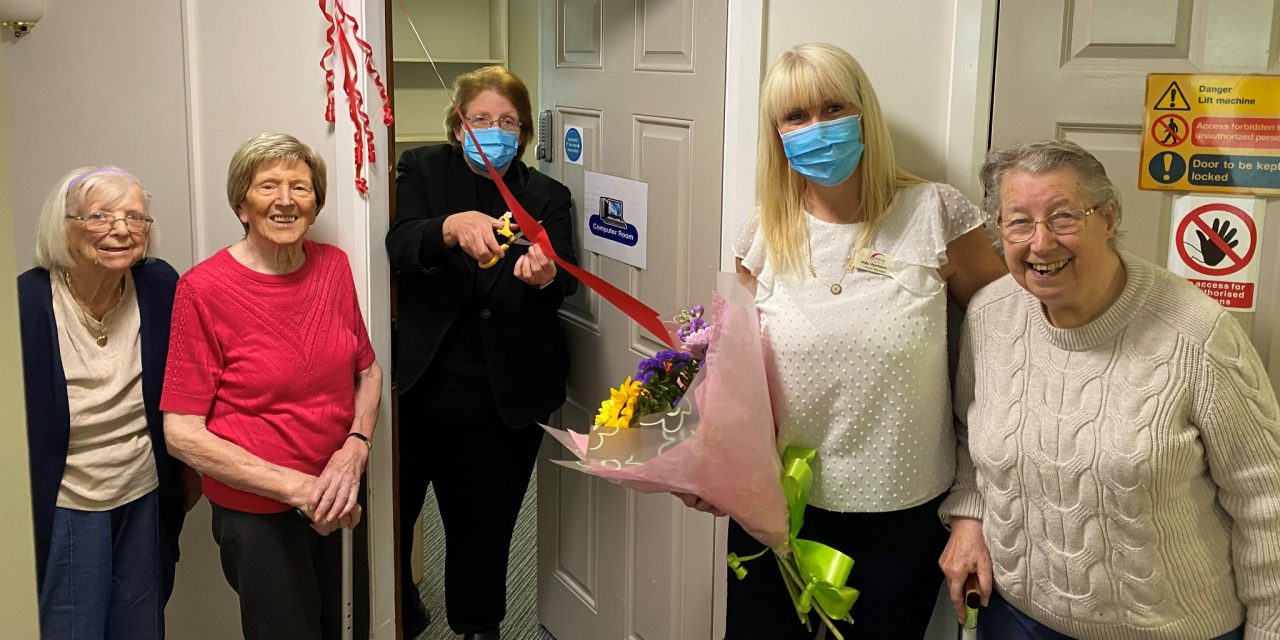 Ormskirk based care home unveils new IT room for ‘tech savvy’ residents
