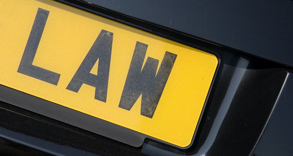 Drivers risk losing personalised plates if car is stolen or written off