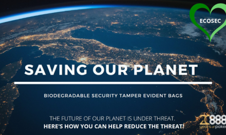 888 partners with ECOSEC to use biodegradable tamper evident bags at 888poker LIVE event series