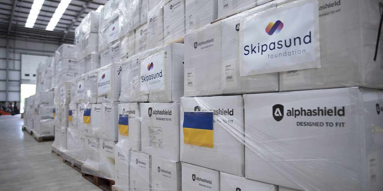 Skipasund Foundation donates vital PPE to frontline workers in Ukraine