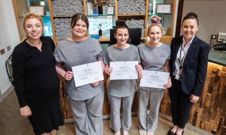 Spa therapists attain qualifications to help cancer patients