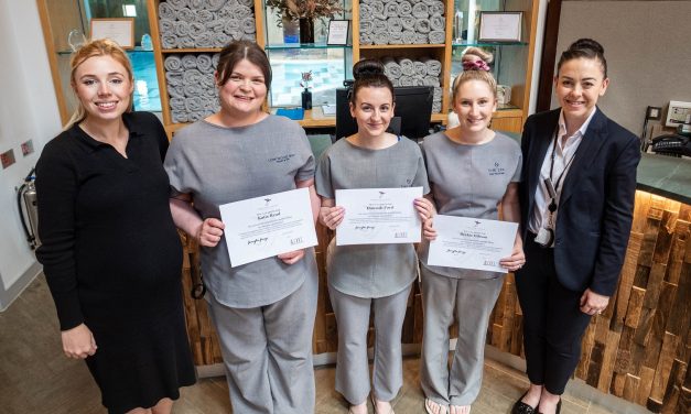 Spa therapists attain qualifications to help cancer patients