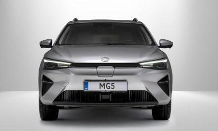 The new MG5 EV debuts at Goodwood