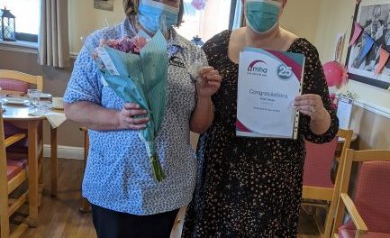 Care assistant at Blackpool care home celebrates 25 years in role