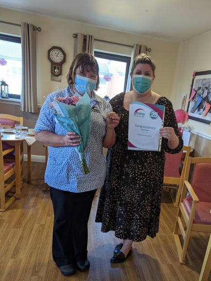 Care assistant at Blackpool care home celebrates 25 years in role