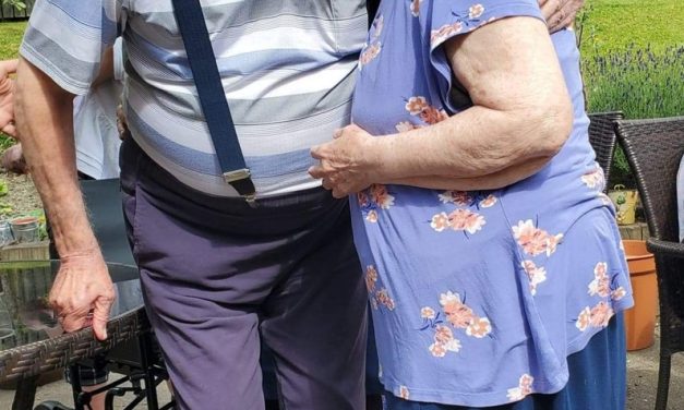 Diamond anniversary celebrations for resident couple at Burnley based care home