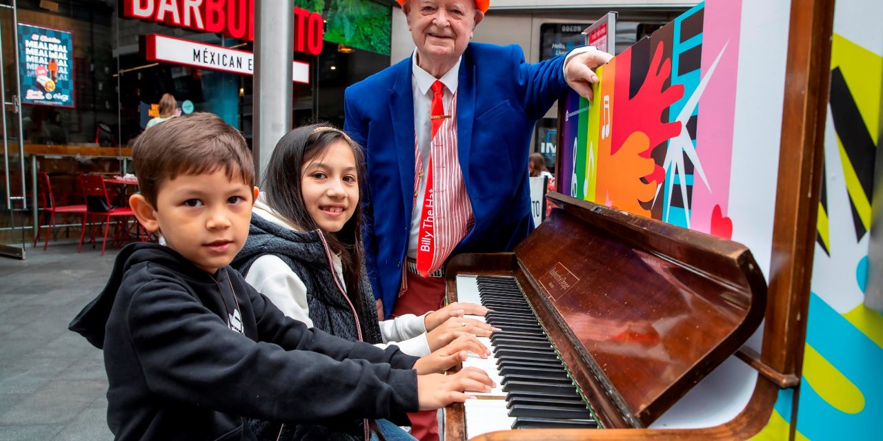 Young piano star joins 88-year-old veteran pianist at Tickle the Ivories