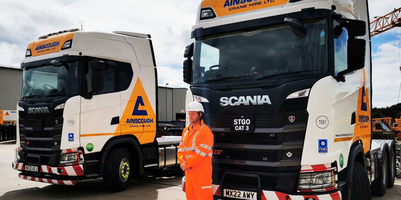 Ainscough Crane Hire further expands fleet with S-Series Scania trucks