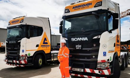 Ainscough Crane Hire further expands fleet with S-Series Scania trucks