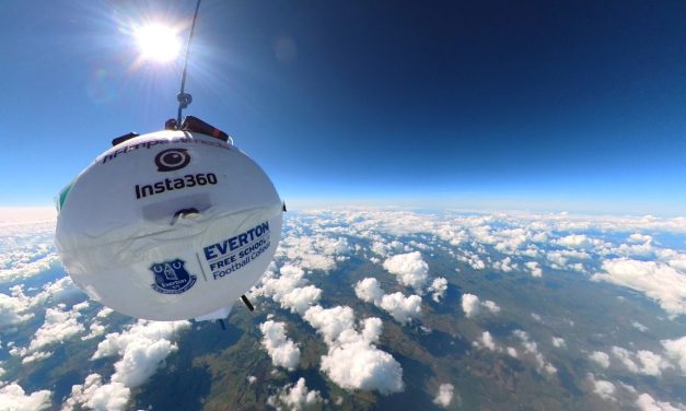 Everton Free School launches space balloon to mark decade of success