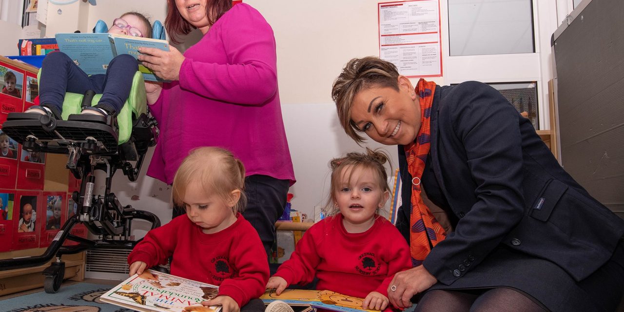 Bellway donates sensory garden to nursery