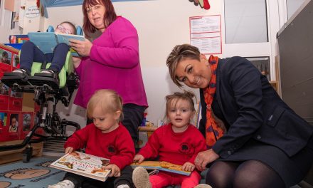 Bellway donates sensory garden to nursery