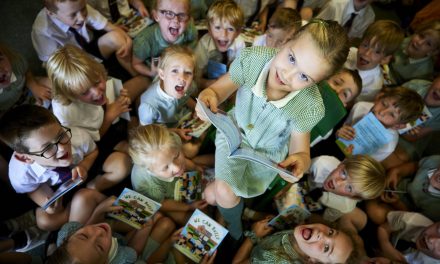 Lancashire homebuilder makes book donation to local school