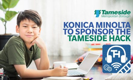Konica Minolta supports young people exploring careers in the digital world at Tameside HACK8