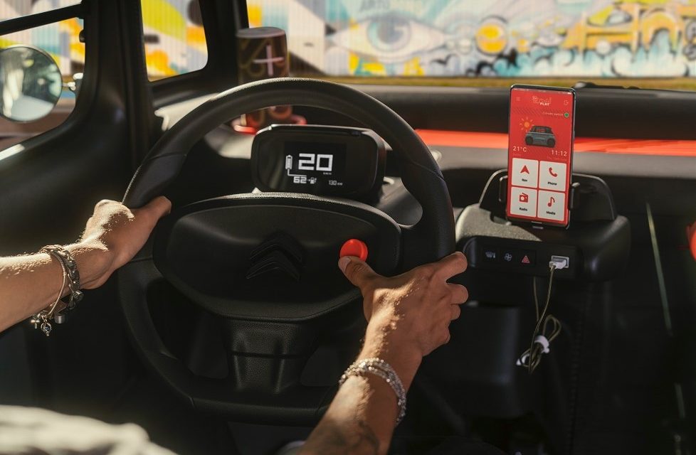 Citroën improves smartphone connectivity on Ami 100% ëlectric with ‘My Ami Play’