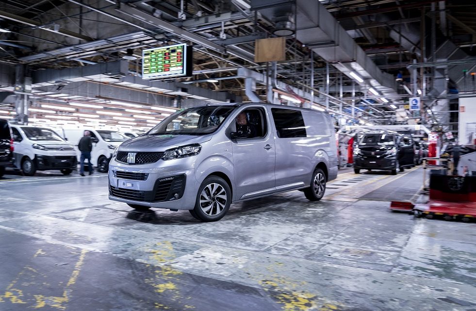 FIAT Professional Scudo rolls off the line at Luton Plant
