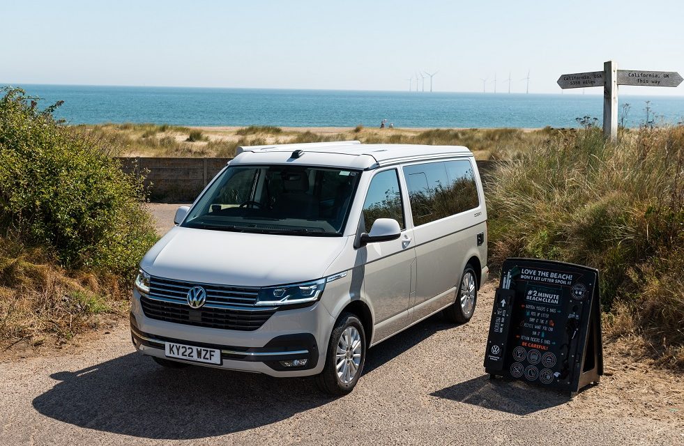 California Cleaning: Volkswagen Commercial Vehicles cleans up California beach with The 2 Minute Foundation