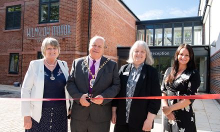 The Mayor of Cheshire East opens Wilmslow Manor
