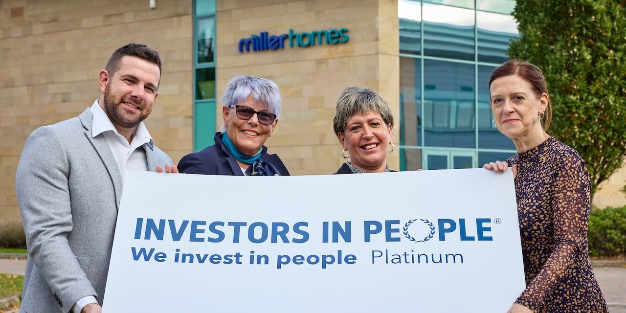Miller Homes achieves top-level investors in people platinum award