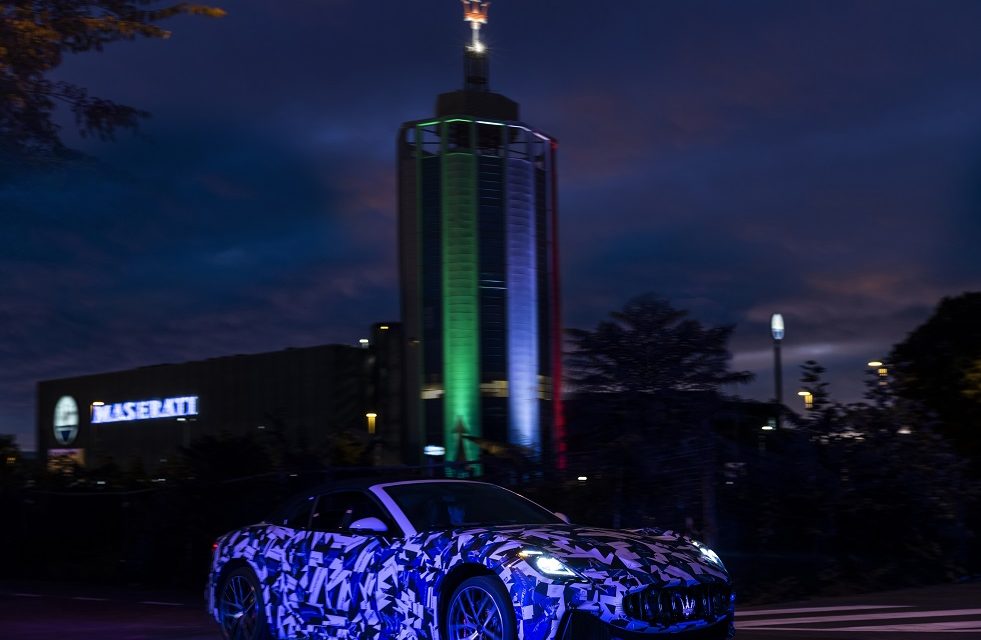 The first images of the new Maserati GranCabrio prototype