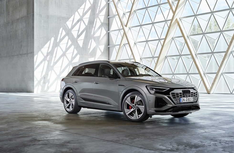 The New Audi Q8 e-tron: Improved efficiency and range, refined design