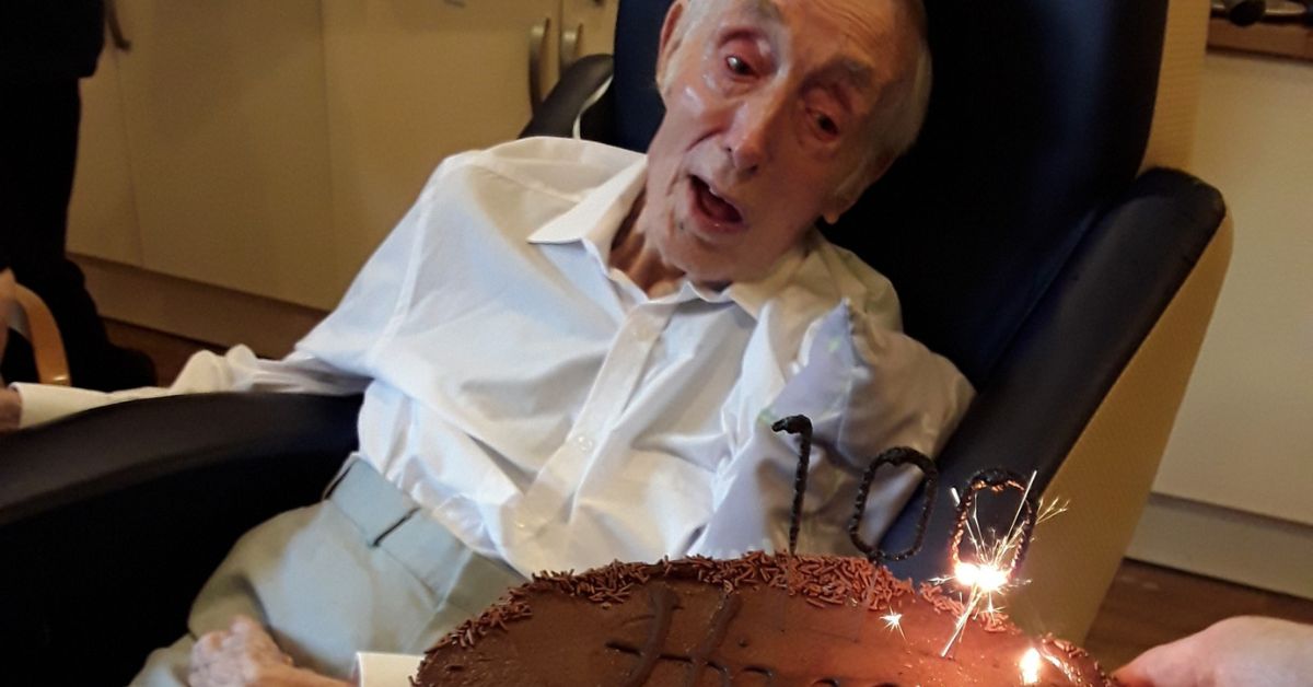 “Just try and be active” says resident at Poynton based home who celebrates 100th birthday