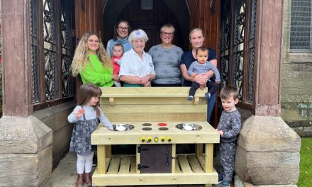 McGoff Group donates mud kitchen in Lymm