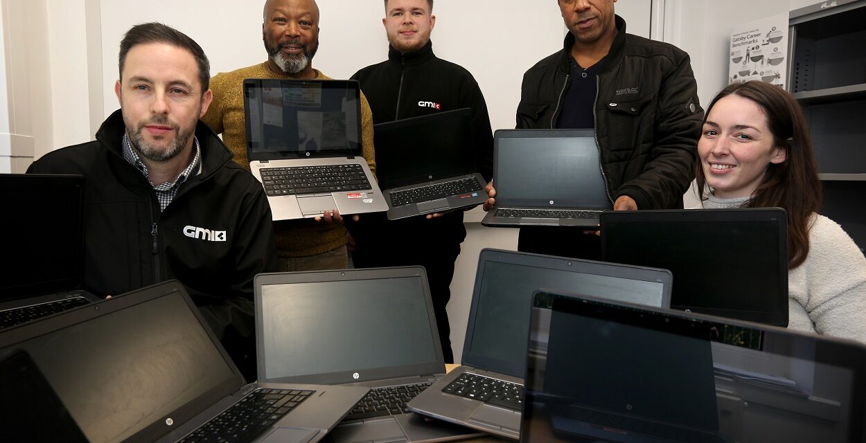 GMI Construction Group Builds On Its Support For Manchester Care Leavers With Laptops Donation