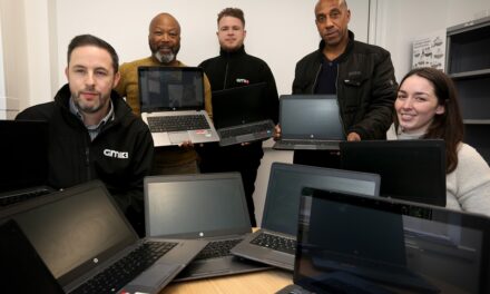 GMI Construction Group Builds On Its Support For Manchester Care Leavers With Laptops Donation