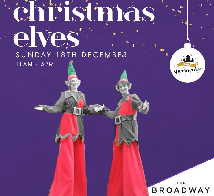 Christmas sparkles at The Broadway
