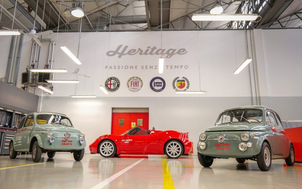 Stellantis Heritage unveils the Abarth Classiche 500 Record Monza ’58 at Milano Autoclassica