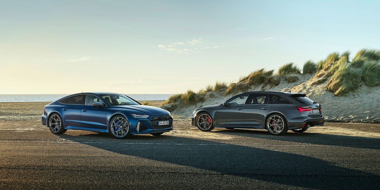 Dynamic power meets expressive design: The Audi RS 6 Avant performance and RS 7 Sportback performance