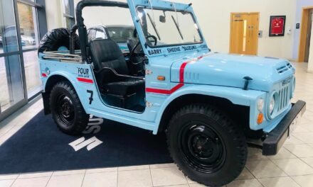 Barry Sheene’s famous LJ80 heads for home