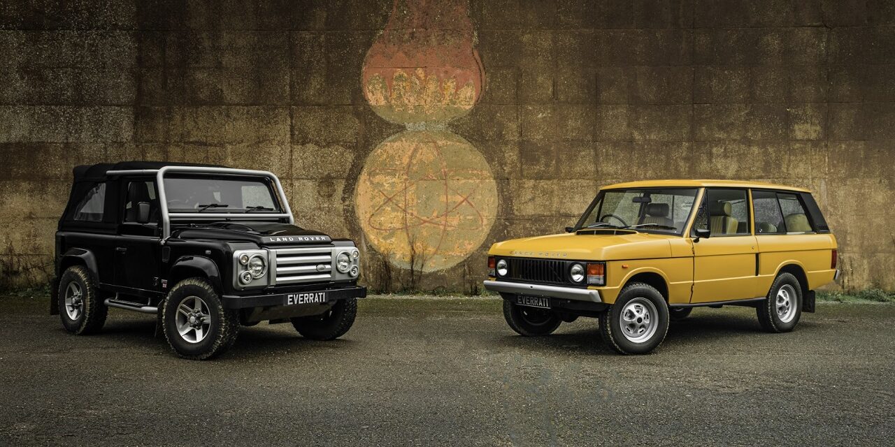 Everrati expands electric icon portfolio with launch of Range Rover Classic and Land Rover Defender models