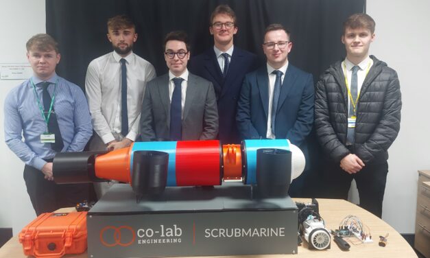Pioneering submarine cleaning vehicle designed by first cohort of innovative engineering academy