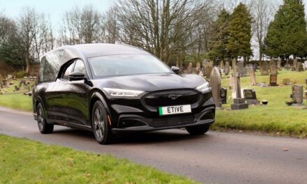 Coleman Milne unveils UK’s first electric hearse and limousine based on the Ford Mustang Mach-E